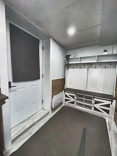The Den's own private entrance and mudroom
